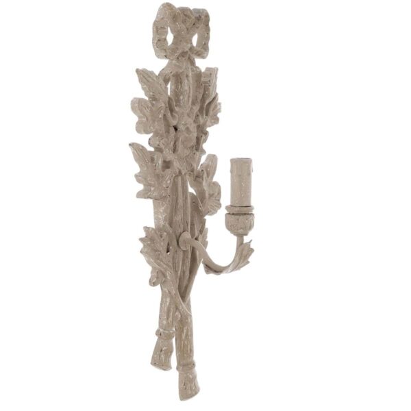 Blanc Mariclò Applique da parete con fiocco 1 luce H 57 cm - immagine 3