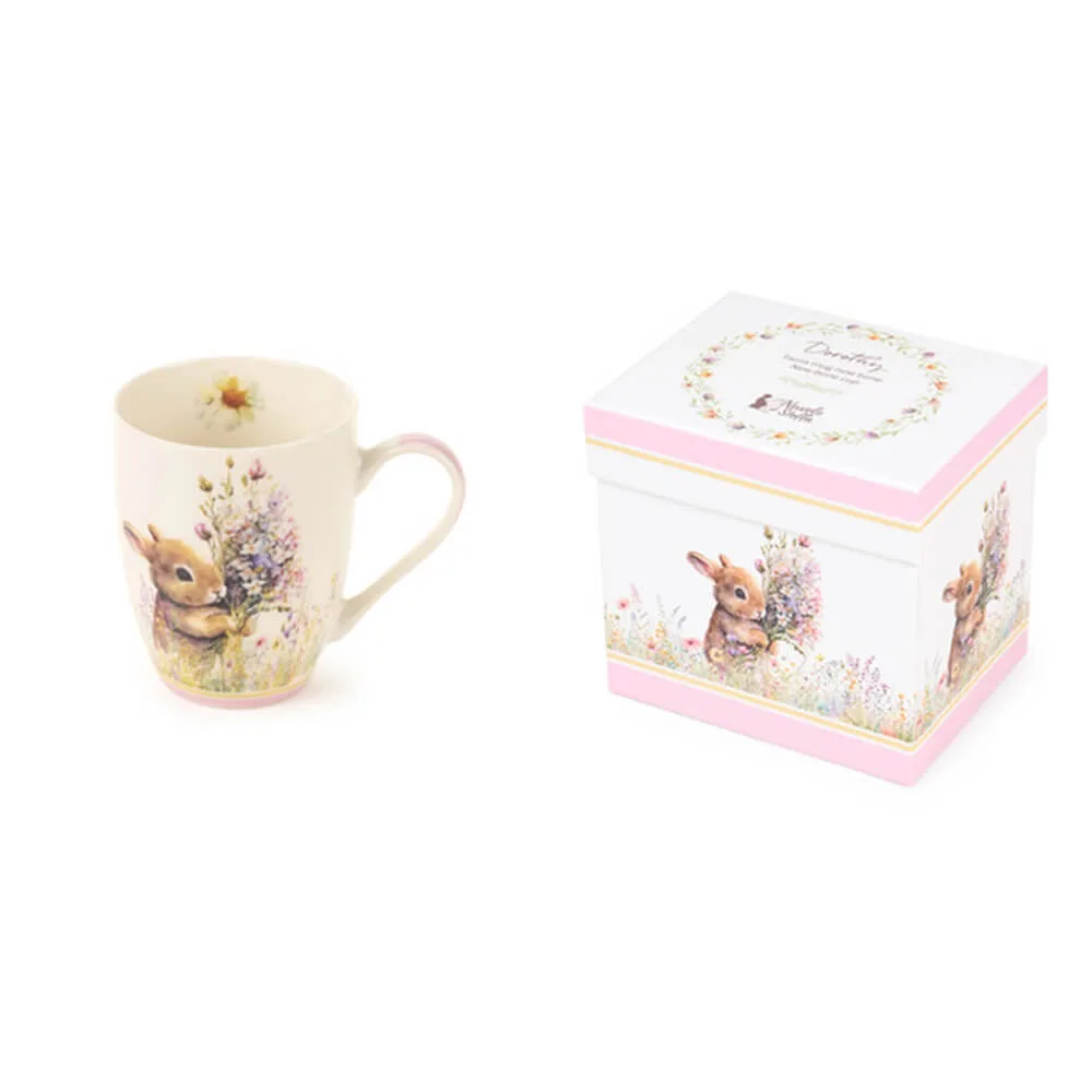 Nuvole di Stoffa Tazza in porcellana con coniglio Collezione Dorothy