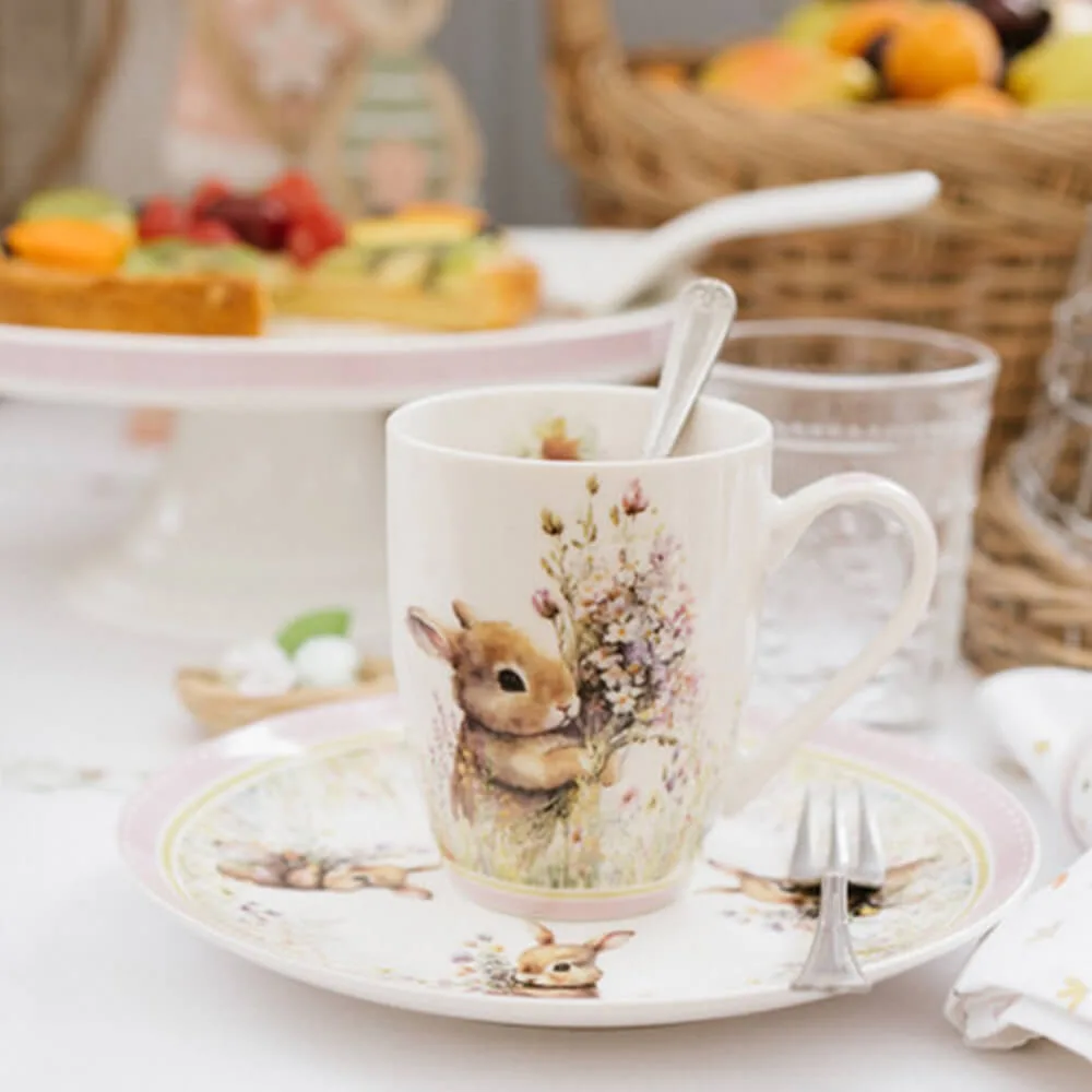 Nuvole di Stoffa Tazza in porcellana con coniglio Collezione Dorothy - immagine 3