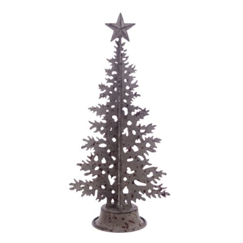 Blanc Mariclo Albero Natale Metallo h 28 cm Dulcis Memoria