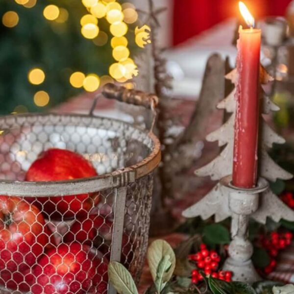 Blanc Mariclo Albero Porta Candela 26 cm Dulcis Memoria - immagine 3