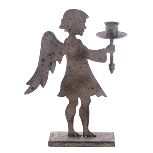 Blanc Mariclo Angelo Porta Candela H 21,5 cm Dulcis Memoria