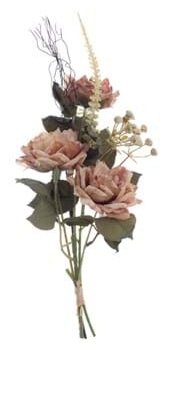 Blanc Mariclo bouquet rose serie Florilegio variante rosa antico h.40 cm