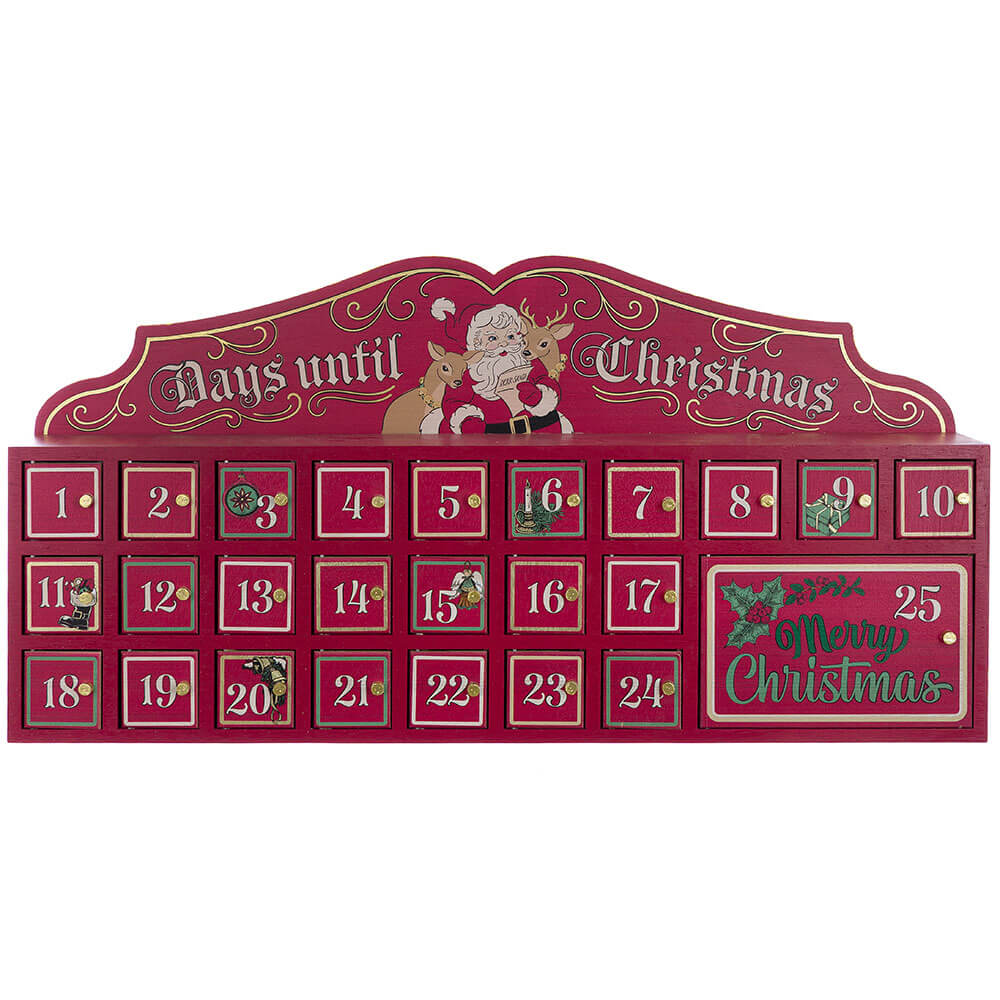 Blanc Mariclò Calendario Avvento Legno Ricordi Albero 80×40 - immagine 4
