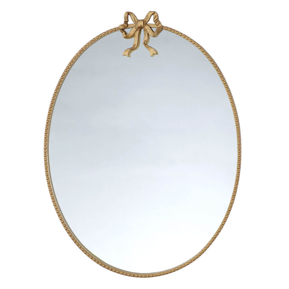 Blanc Mariclò Specchio Ovale Nodo d'amore H 75