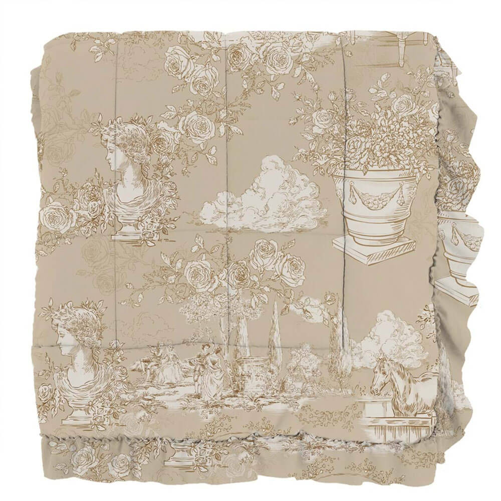 Alternative view of Blanc Mariclò Trapunta matrimoniale con federe Toile du borgo 260×260