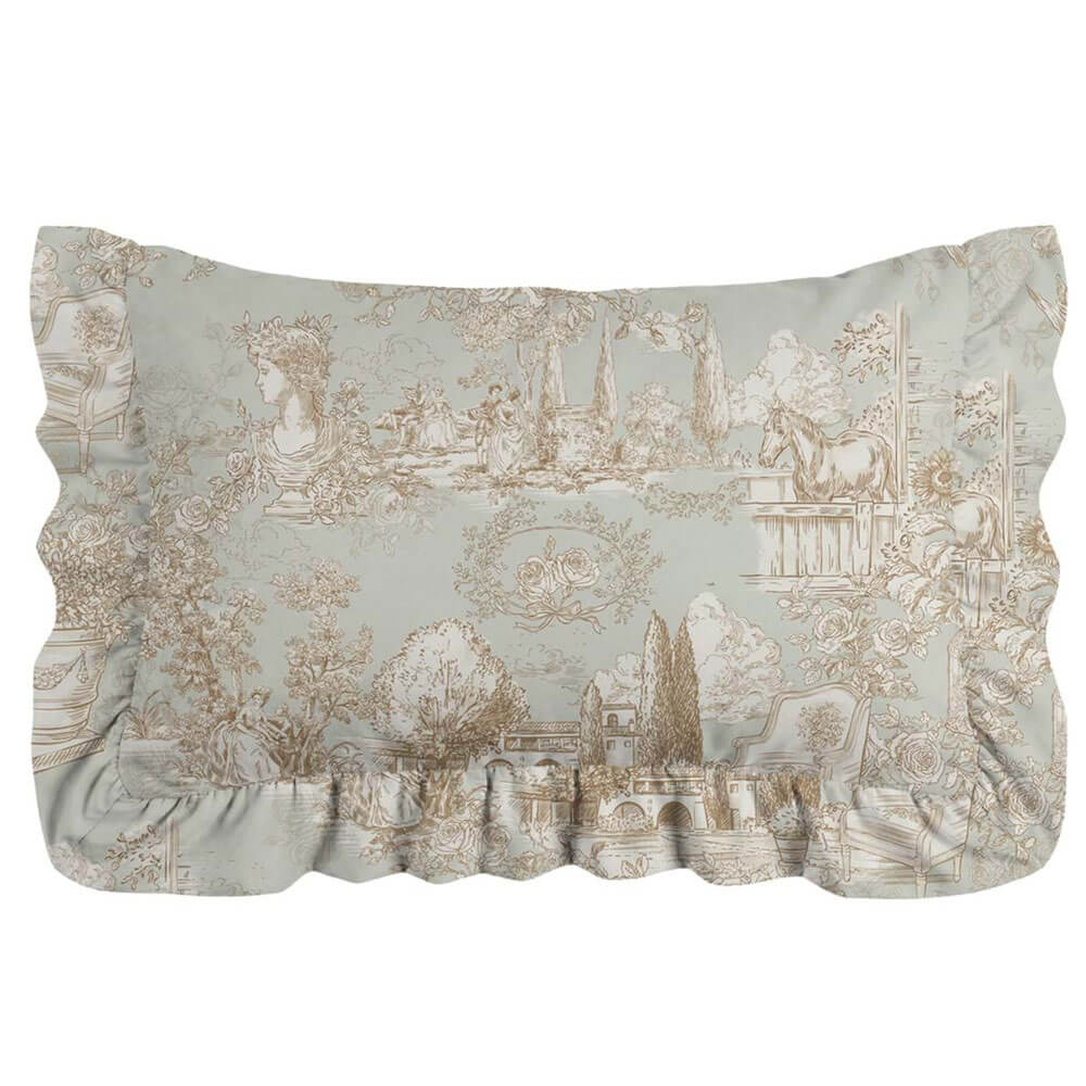 Alternative view of Blanc Mariclò Trapunta matrimoniale con federe Toile du borgo 260×260