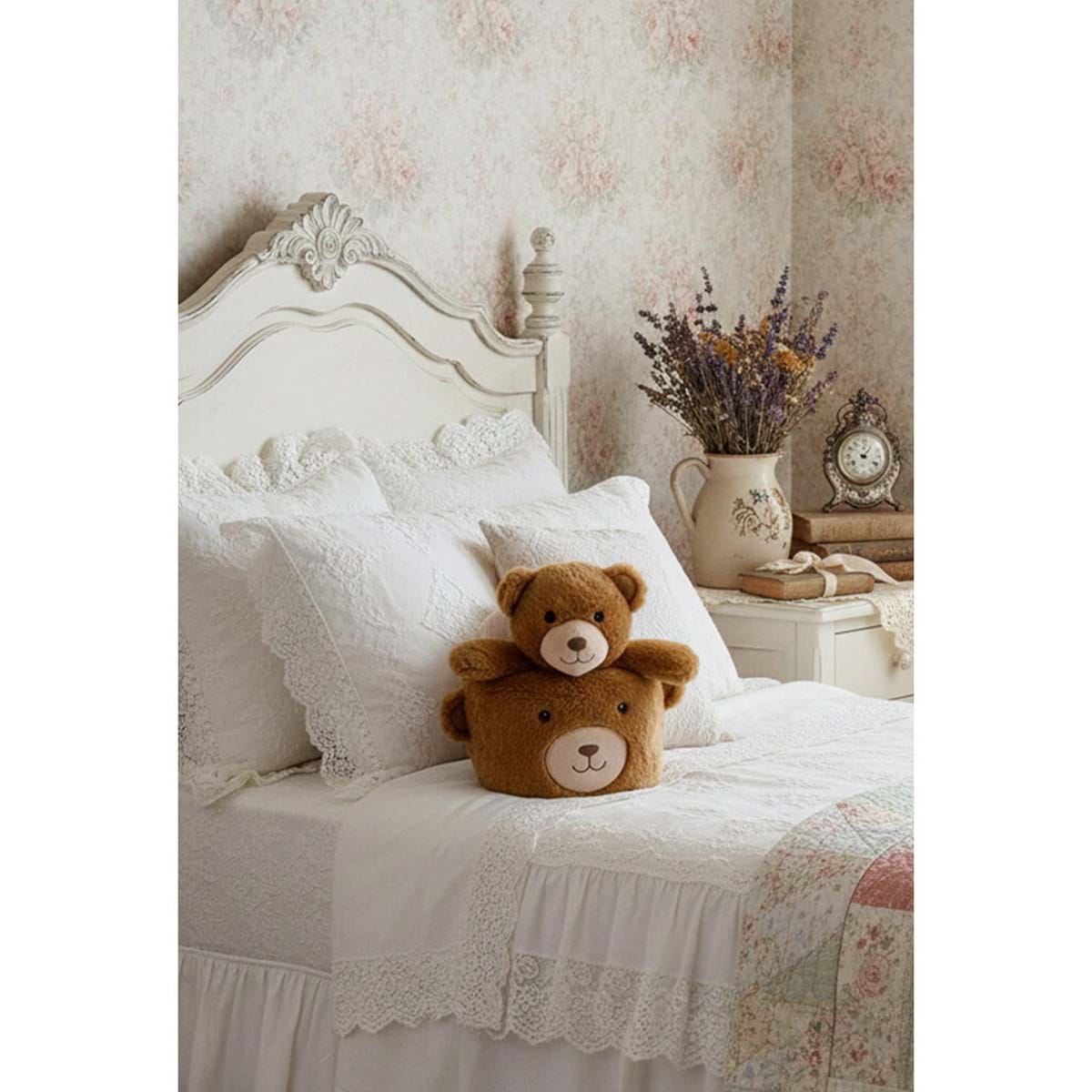 Blanc Mariclò plaid con pupazzo Baby Collection
