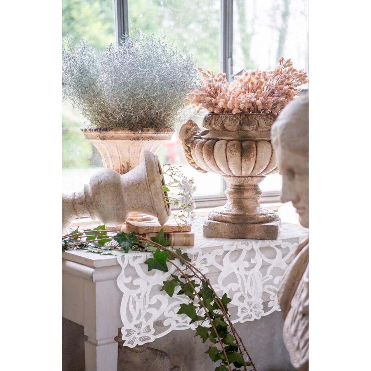 Alternative view of Blanc Mariclò Runner Lace Couture 50×150