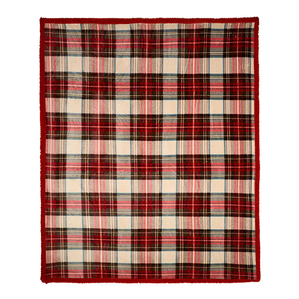 Nuvole di Stoffa plaid tartan con scatola Vintage Toys 130x160cm
