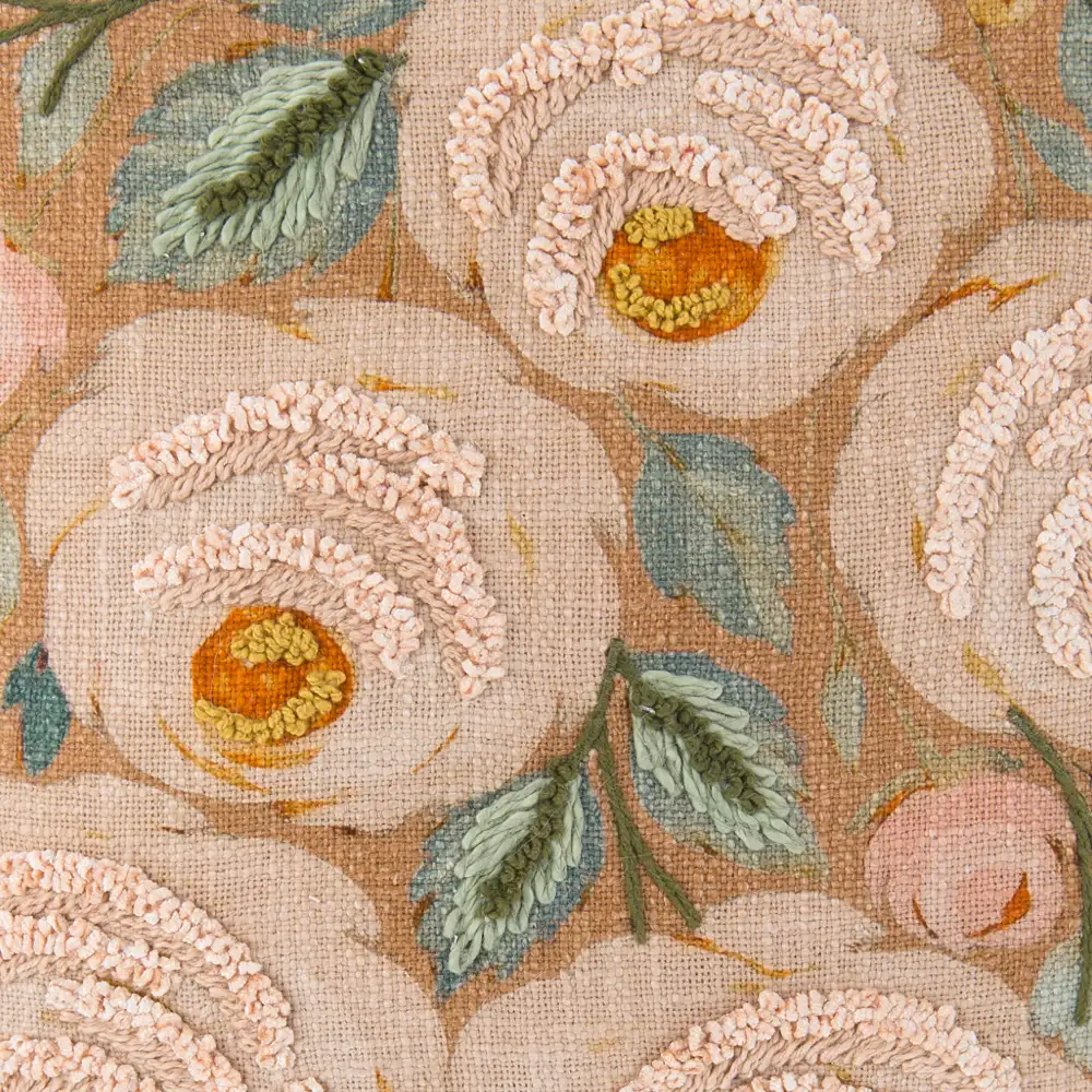 Alternative view of Cuscino floreale ricamato Blanc Mariclò Bloom 50 × 50 cm